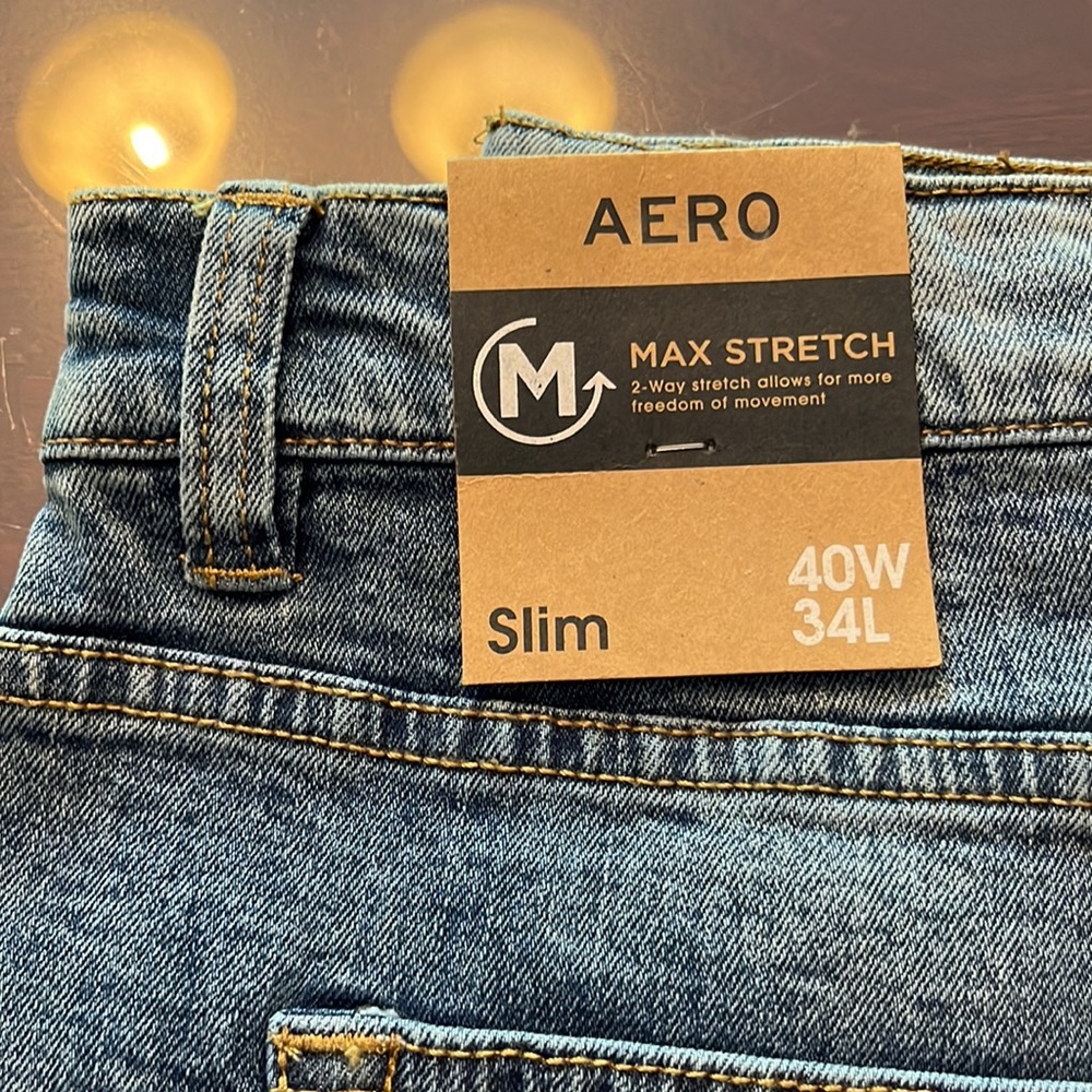 AEROPOSTALE Slim size 40W 34L. New with tags - Picture 2 of 9